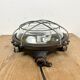 Black Industrial Cast Iron Wall or Ceiling Light from Elektrosvit, 1960s
