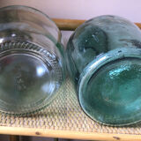 Set of 4 glass cylinders