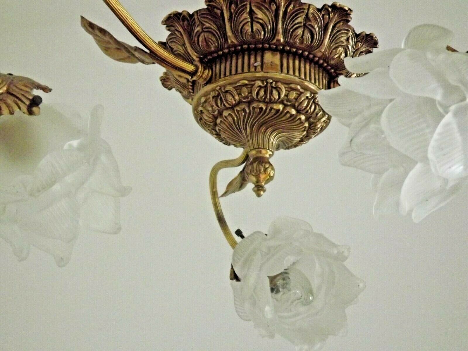 Lustre italien en bronze