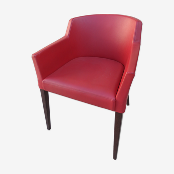 Fauteuil rouge mobitec design vintage