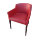 Fauteuil rouge mobitec design vintage