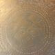 Spider Base Coffee Table with Brass Tray Top