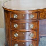 Victorian desk with leather top, restored.