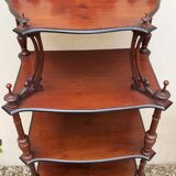 Napoleon III mahogany standing shelf