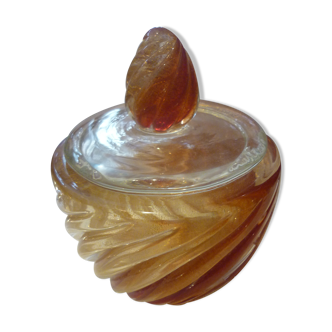 Bonbonnière en verre de Murano