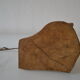 Modernist brutalist lamp free form years 60 olive wood