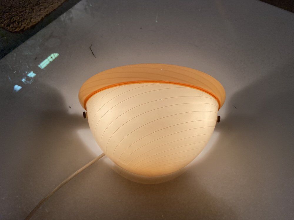 Italian murano glass sconces, 1970