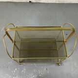 Vintage rolling golden folding service