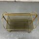Vintage rolling golden folding service