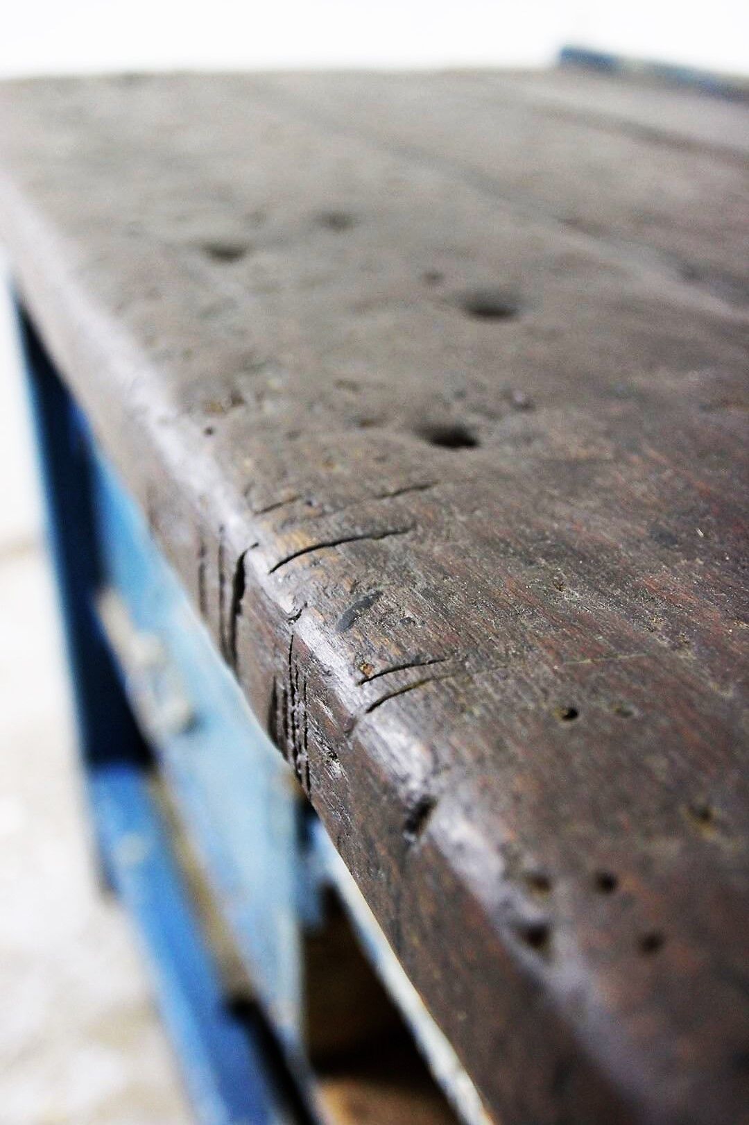 Industrial workbench in oak