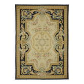 Handmade European Vintage Aubusson Kilim 306 cm x 435 cm