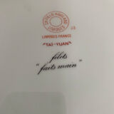 Lot of 6 plates Haviland Limoges Tai Yuan