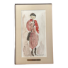 Watercolor signed Jean-Jacques René