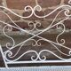 Banc de jardin fer forgé vintage