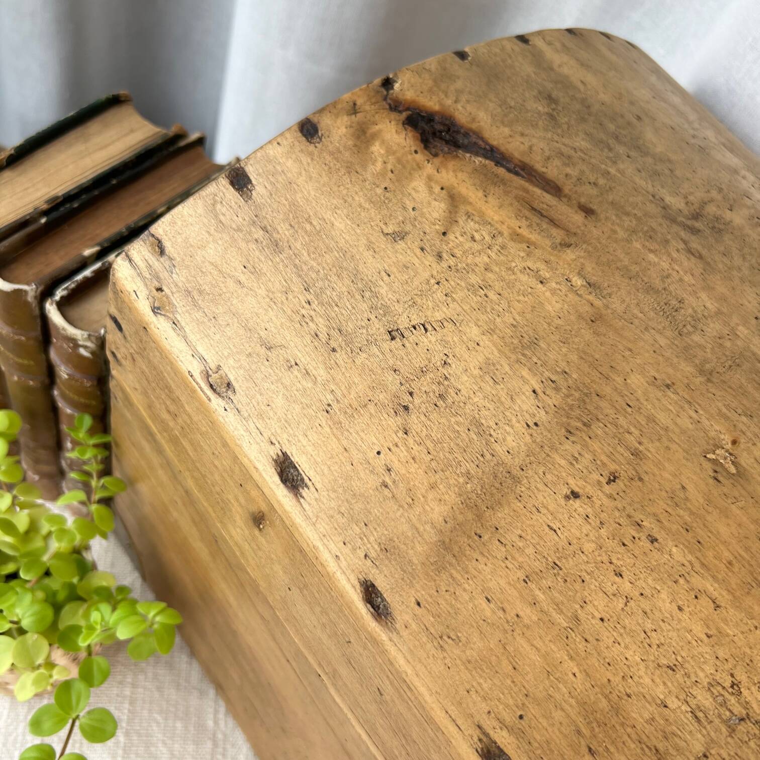 Restored wooden chest