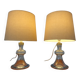 Glass table lamps by Michael Bang for Holmegaard, 1970s, set of 2.