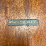 Extendable teak dining table 1960