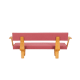 Very rare 1950s 2-seater sofa