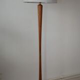 Scandinavian "diabolo" teak floor lamp, 1960s