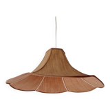 Vintage woven wicker lampshade