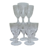 8 verres à vin