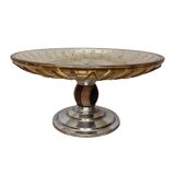 Plat de service sur pied Art Déco, années 1930