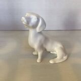 White ceramic dog