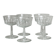 lot de 5 verres en verre