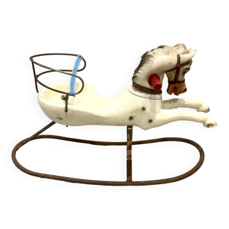 Old Toy Small Vintage Rocking Horse