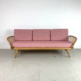 Vintage sofa ercol studio - blond and pink