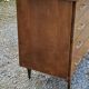 Vintage chest of drawers from the 50s/60s in oak 4 drawers feet bobbin