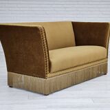 1960s, Danish 2 seater sofa, furniture velour, original condition.