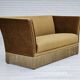 1960s, Danish 2 seater sofa, furniture velour, original condition.