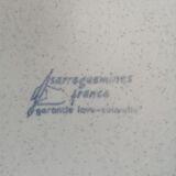 Plat en grès Sarreguemines
