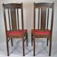 PAIR of "ARTS AND CRAFTS" CHAIRS
