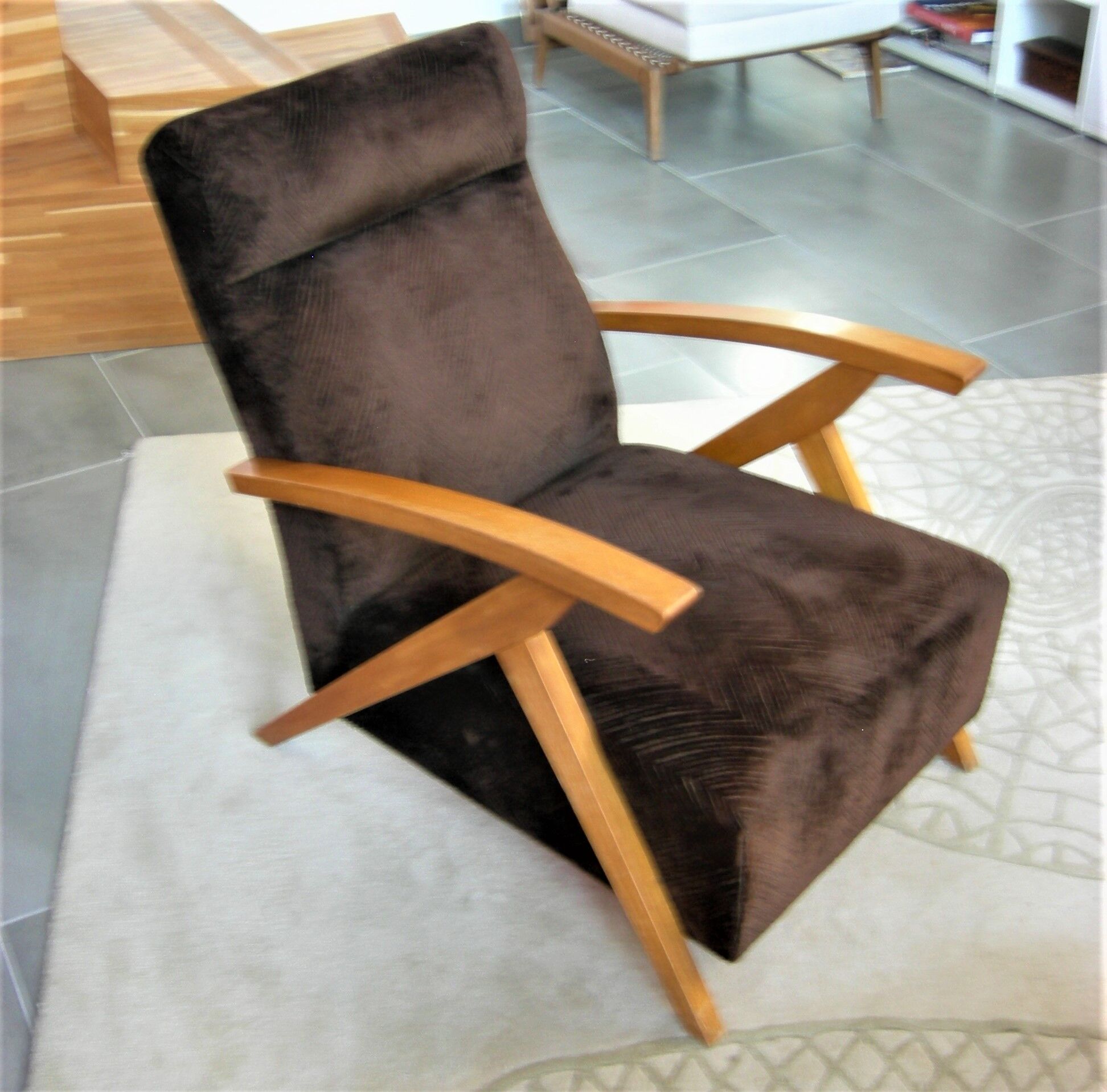 Chair of the years 50-60 frame wood