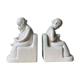 Dutch Schoonhoven ceramic bookends by Fancoise Carbius for NBC