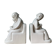 Dutch Schoonhoven ceramic bookends by Fancoise Carbius for NBC