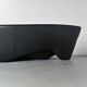 "Moon System" canapé in black leather, Zaha Hadid for B&B Italia, 2007