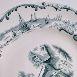 Flat plate Delph iron earth early twentieth century
