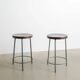 Pair of Pierre Jeanneret High Bar Stools, 1950s
