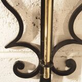 Applique murale articulée vintage lunel france 1960