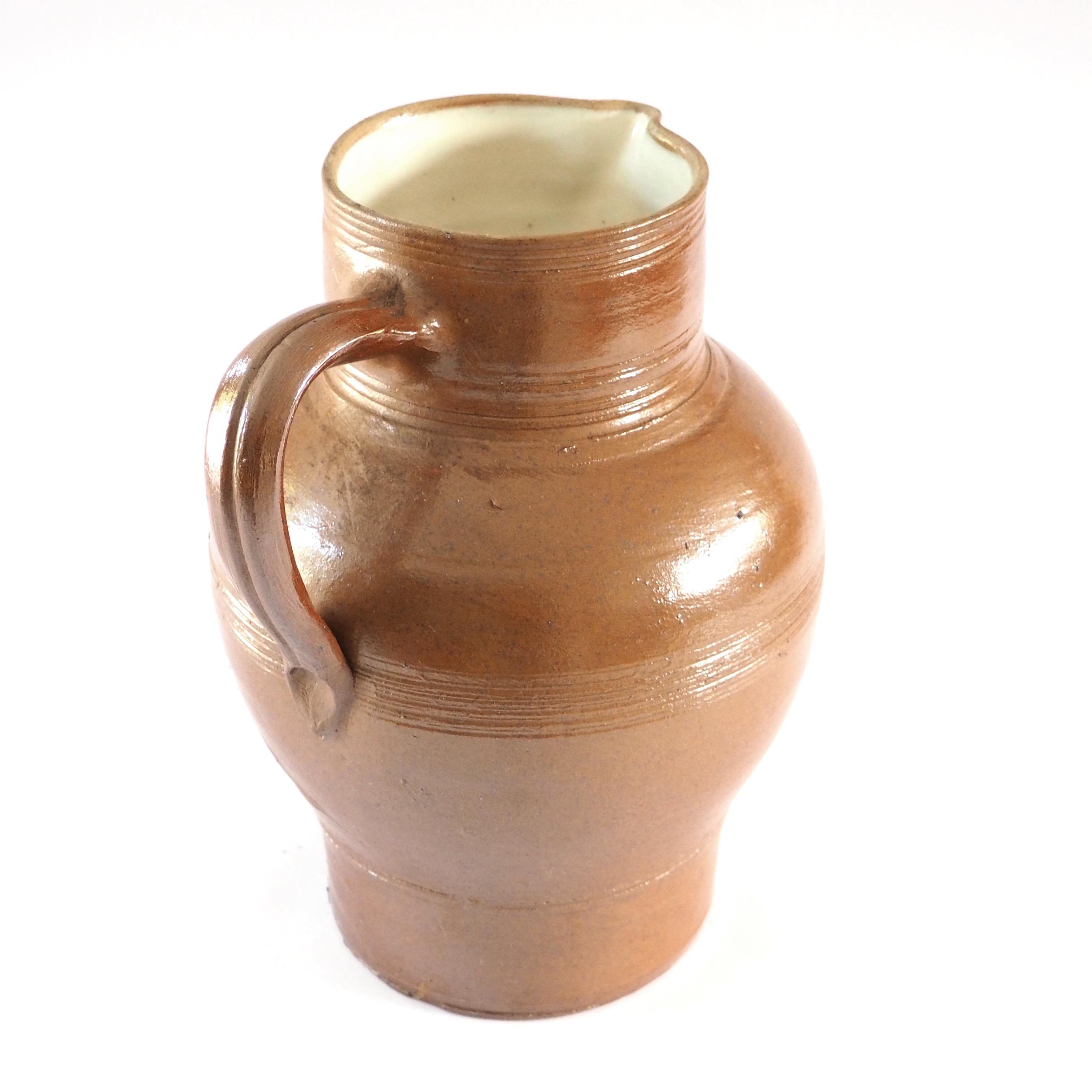 Stoneware pitcher
