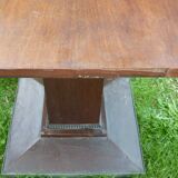 Octagonal wooden lounge table 1940-50