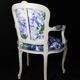 Fauteuil Louis XV Bleutée