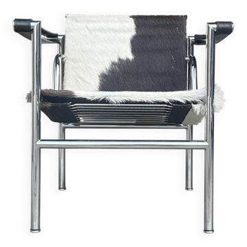 LC1 ponyskin armchair by Le Corbusier et al for Cassina 1980s