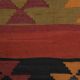 Vintage Organic Turkish Yellow and Red Kilim Rug Runner 3' x 9'5''