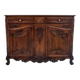 Commode ancienne sur pattes de lion, Europe occidentale, vers 1880. Après rénovation.