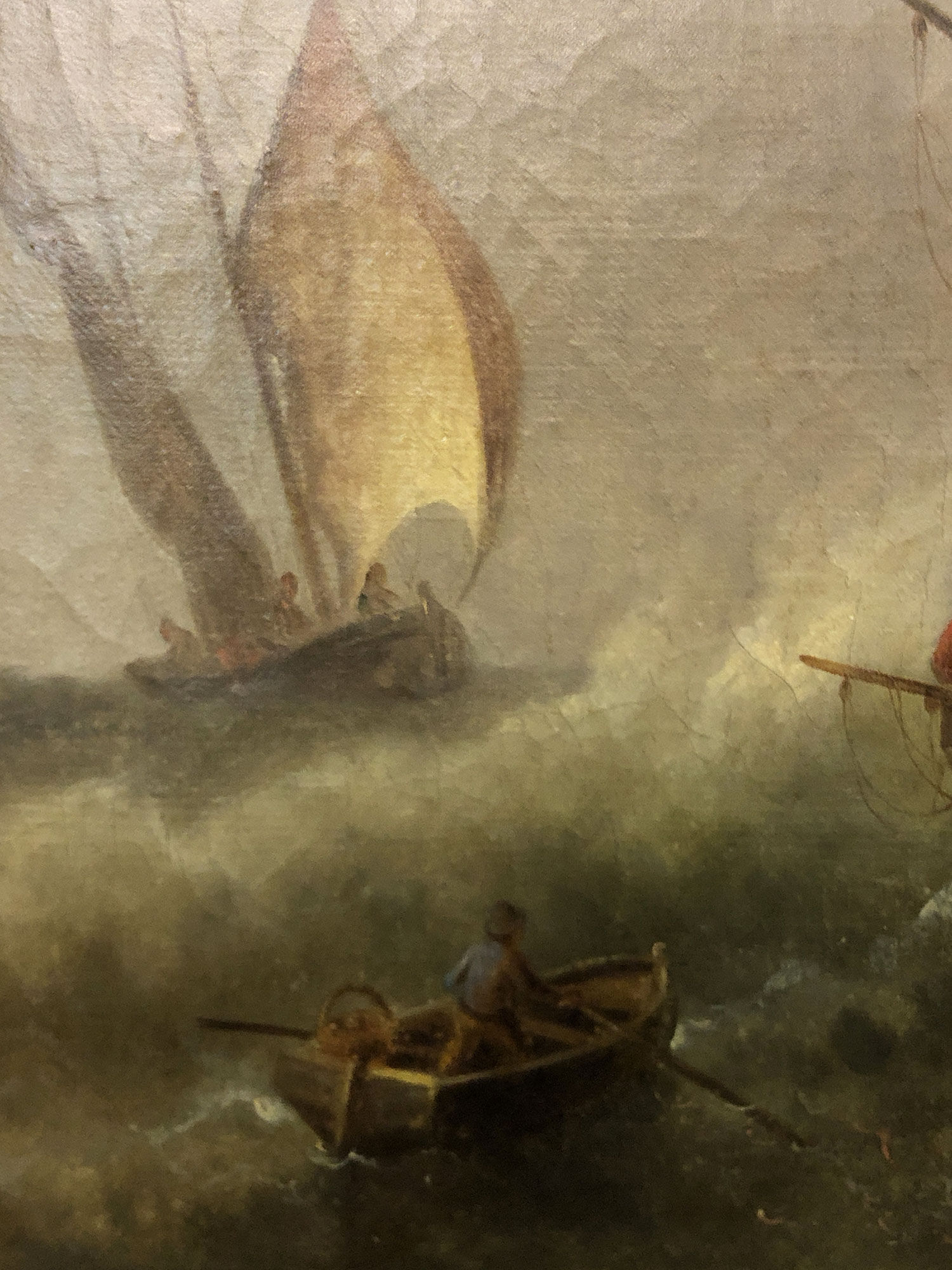 Huile sur toile XIXe siècle