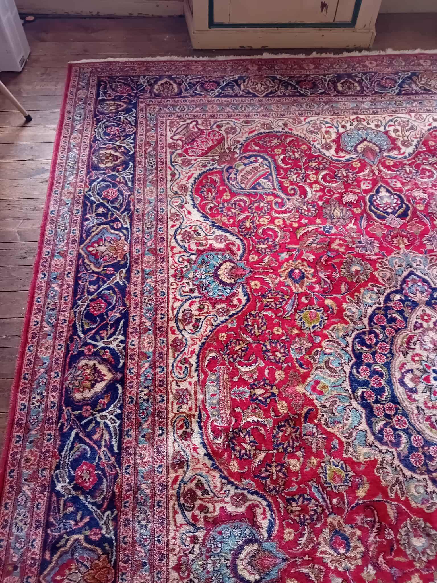 Handmade Persian Tabriz Rug 377x292cm